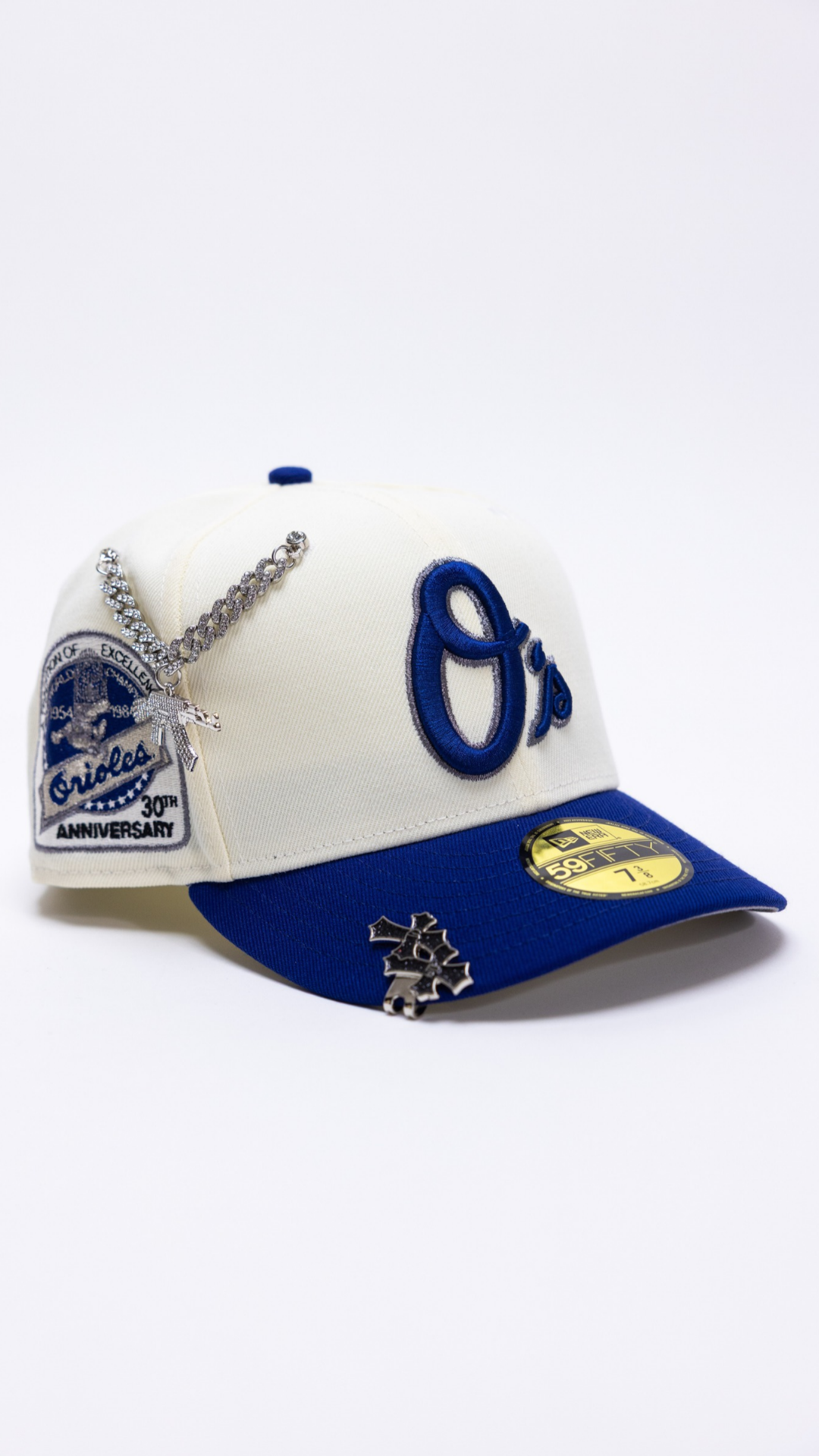 Baltimore Orioles 59Fifty Fitted – Chrome/Blue