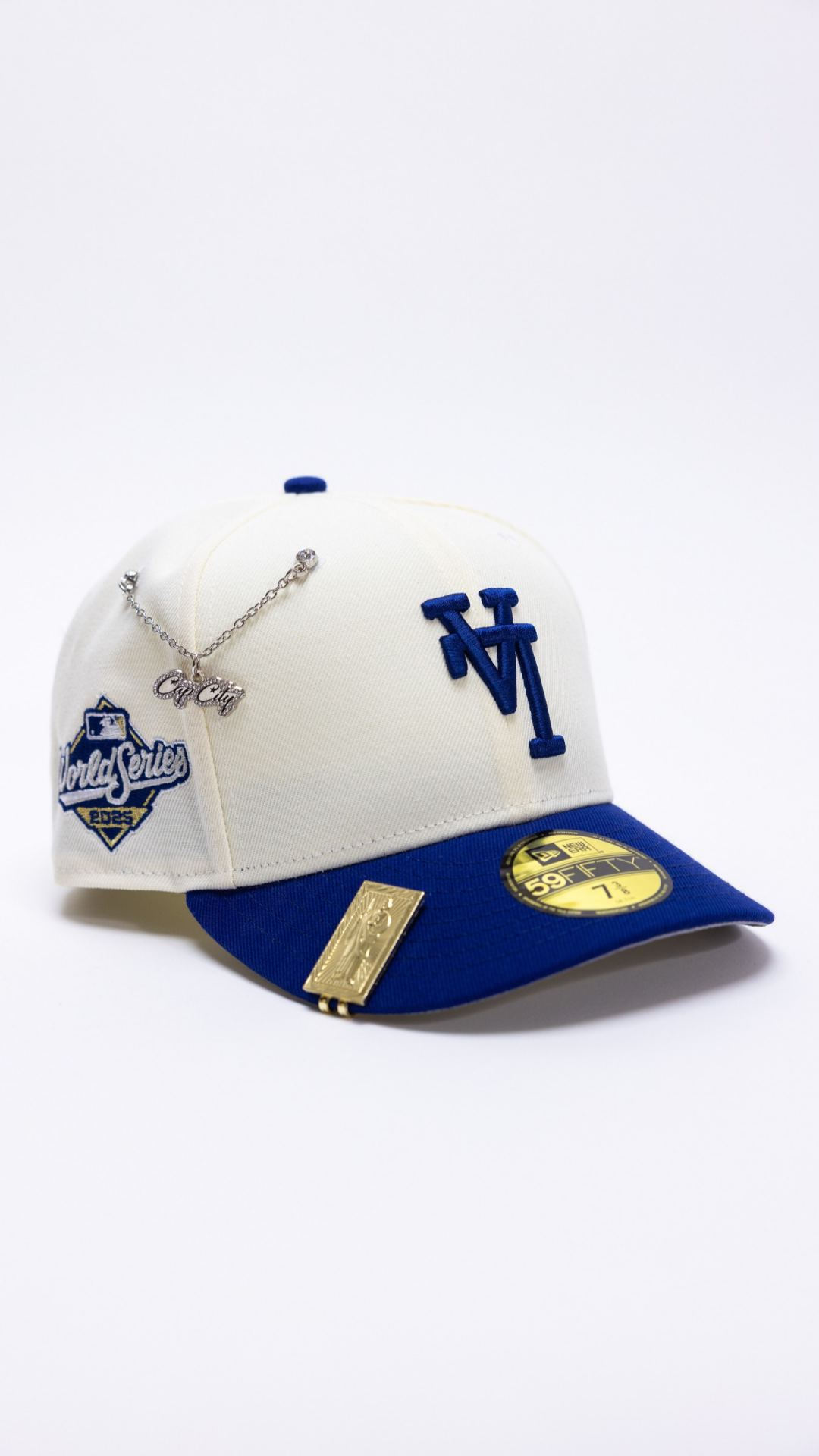 Dodgers Upside Down 59Fifty Fitted – Chrome/Blue