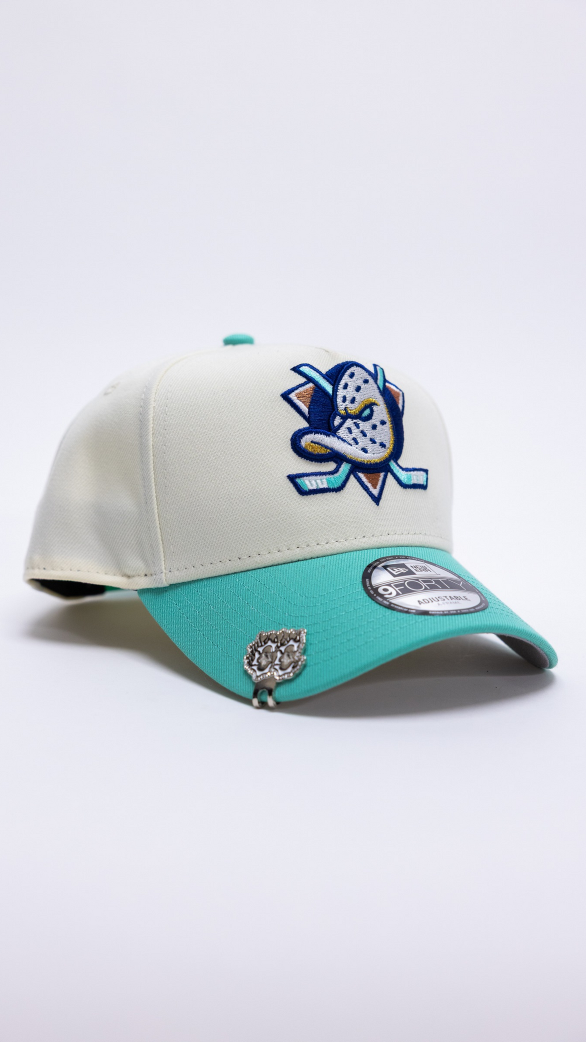 Anaheim Ducks 9Forty A-frame - Chrome/Teal
