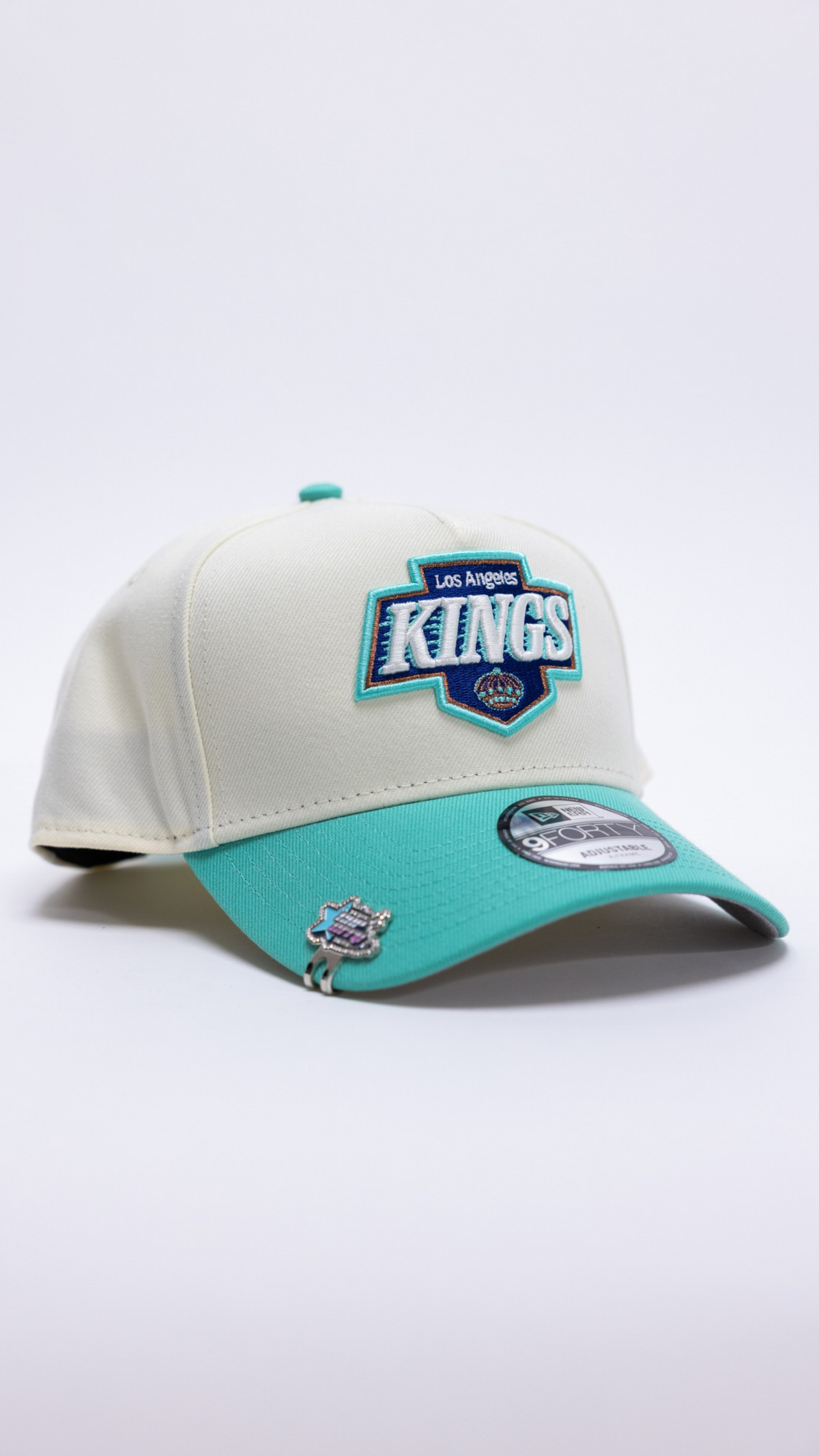 Los Angeles Kings 9Forty A-frame - Chrome/Teal