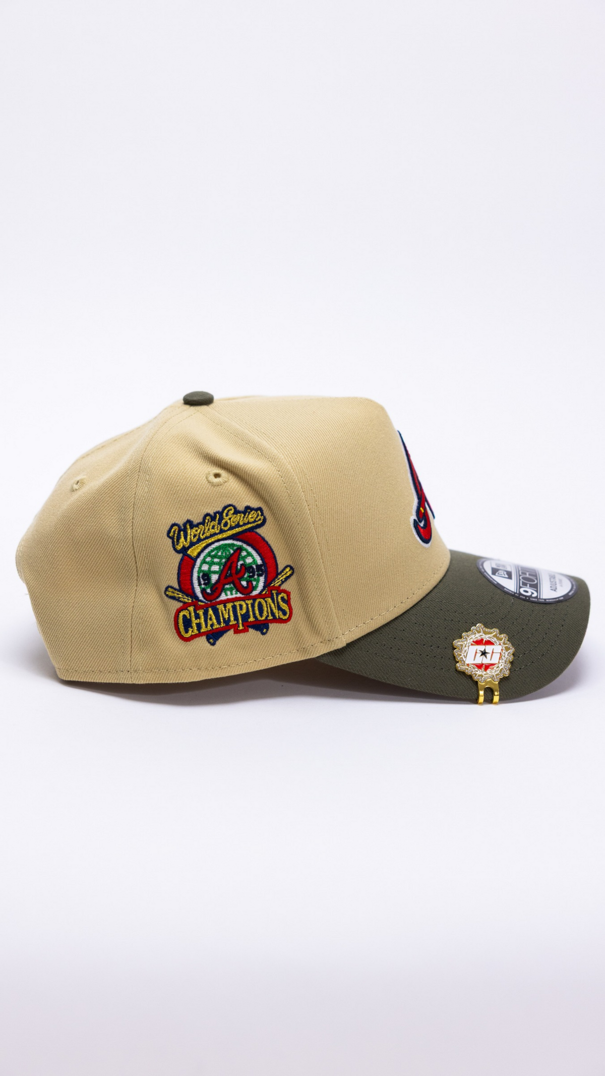 Atlanta Braves 9Forty A-frame - Vegas Gold