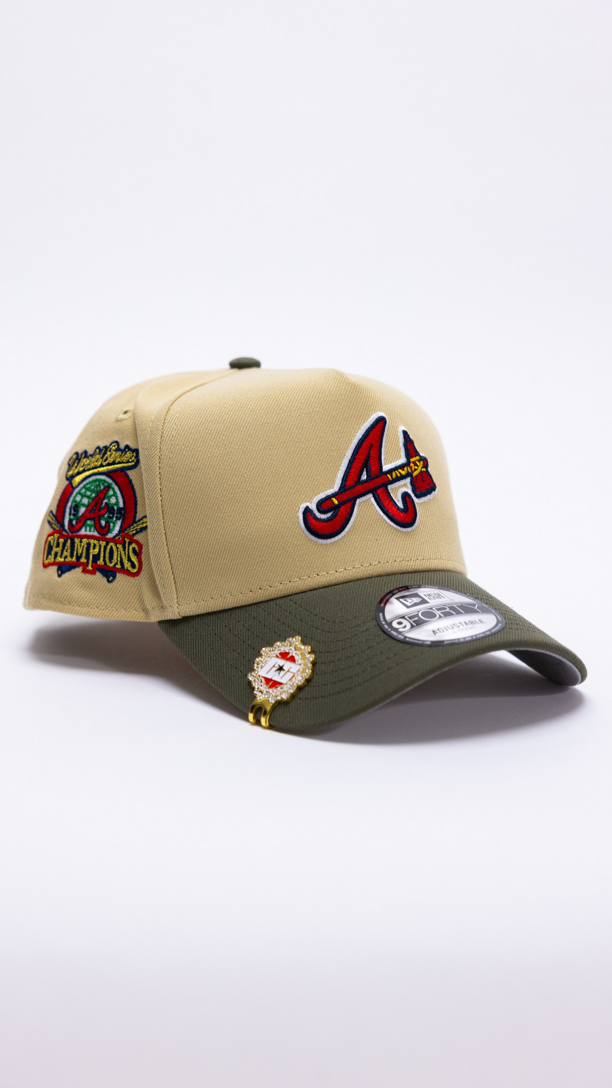 Atlanta Braves 9Forty A-frame - Vegas Gold