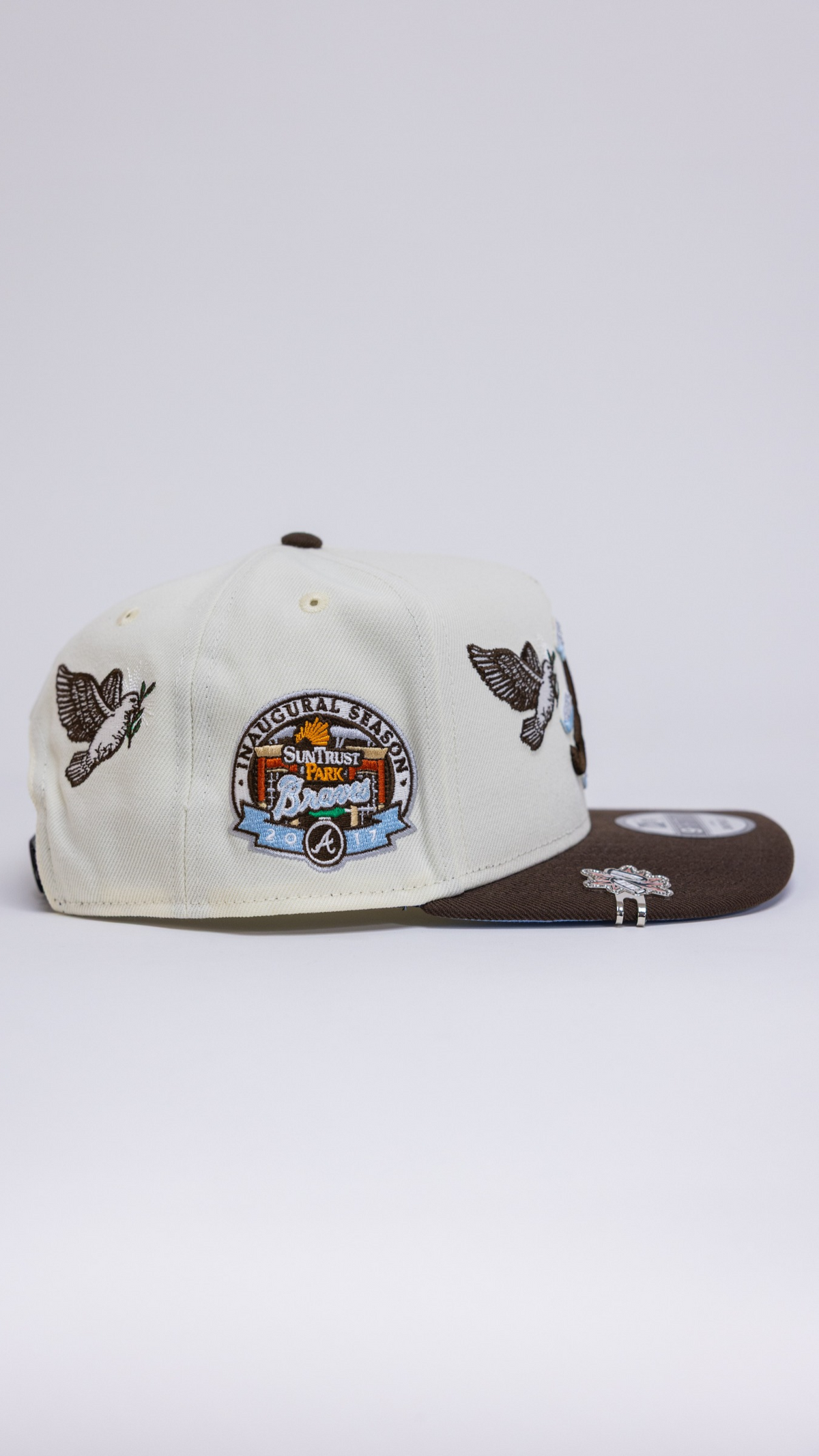 Atlanta Braves Heavenly City 2.0 9Fifty A-frame - Chrome/Brown