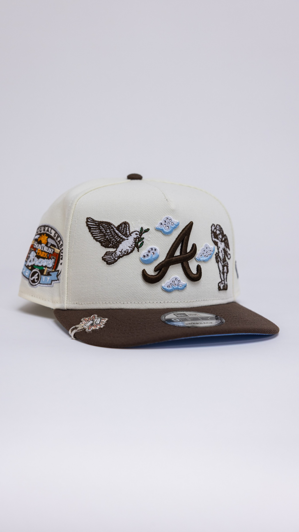 Atlanta Braves Heavenly City 2.0 9Fifty A-frame - Chrome/Brown