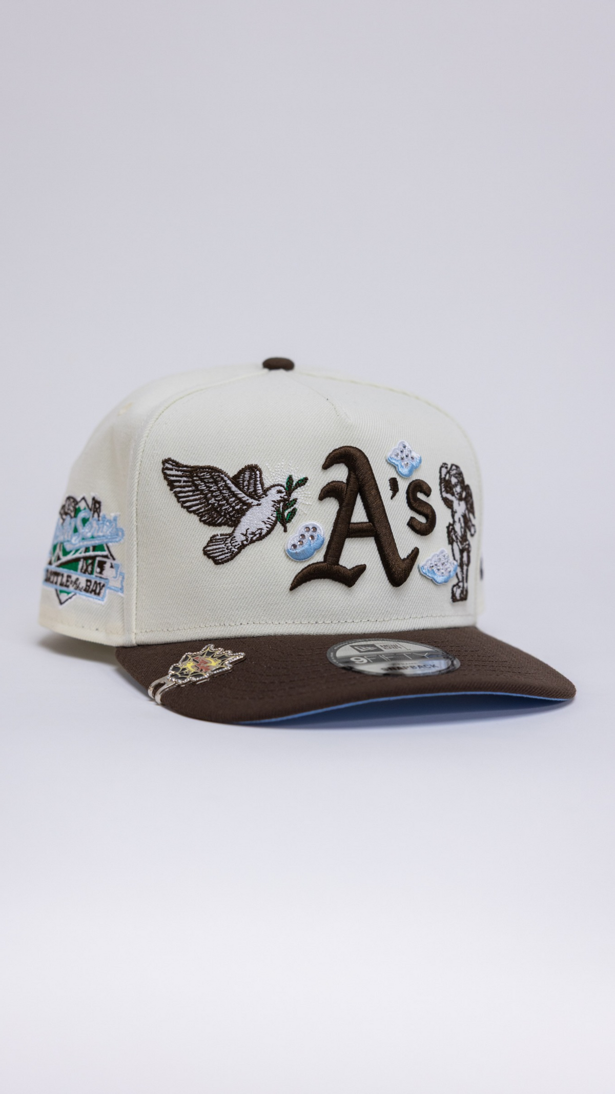 Oakland Athletics Heavenly City 2.0 9Fifty A-frame - Chrome/Brown
