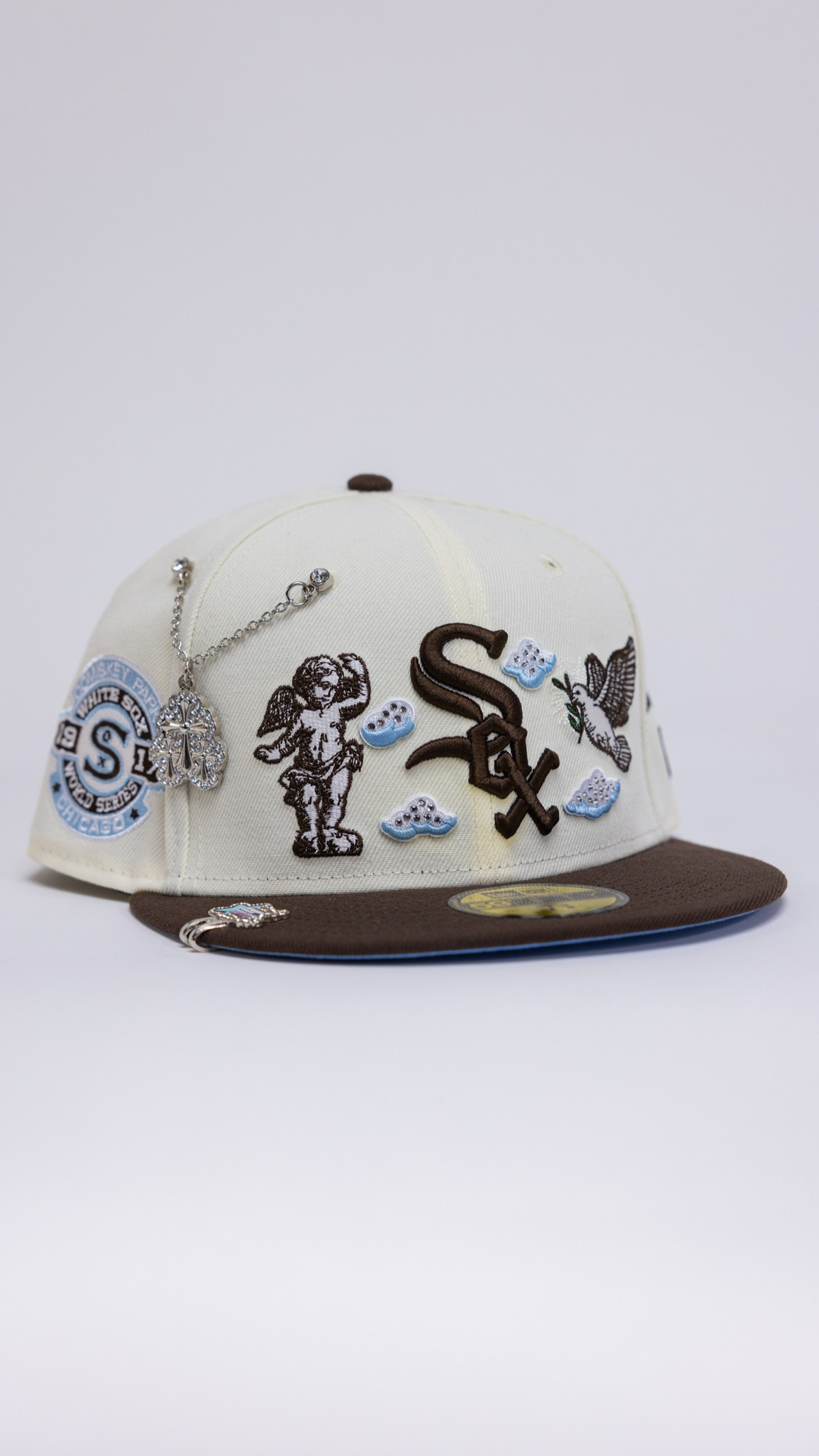 Chicago White Sox Heavenly City 2.0 59Fifty Fitted – Chrome/Brown