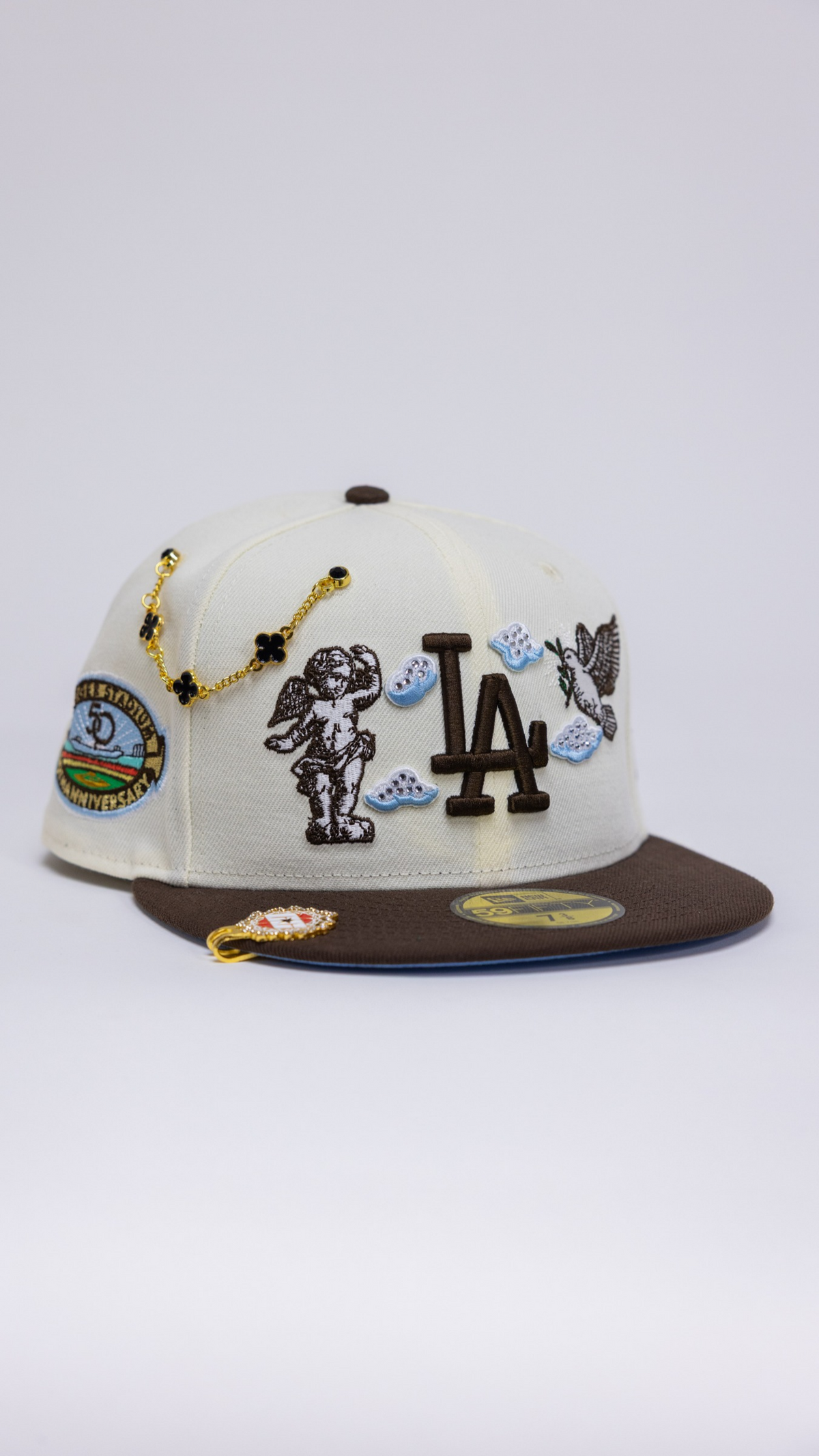 Los Angeles Dodgers Heavenly City 2.0 59Fifty Fitted – Chrome/Brown