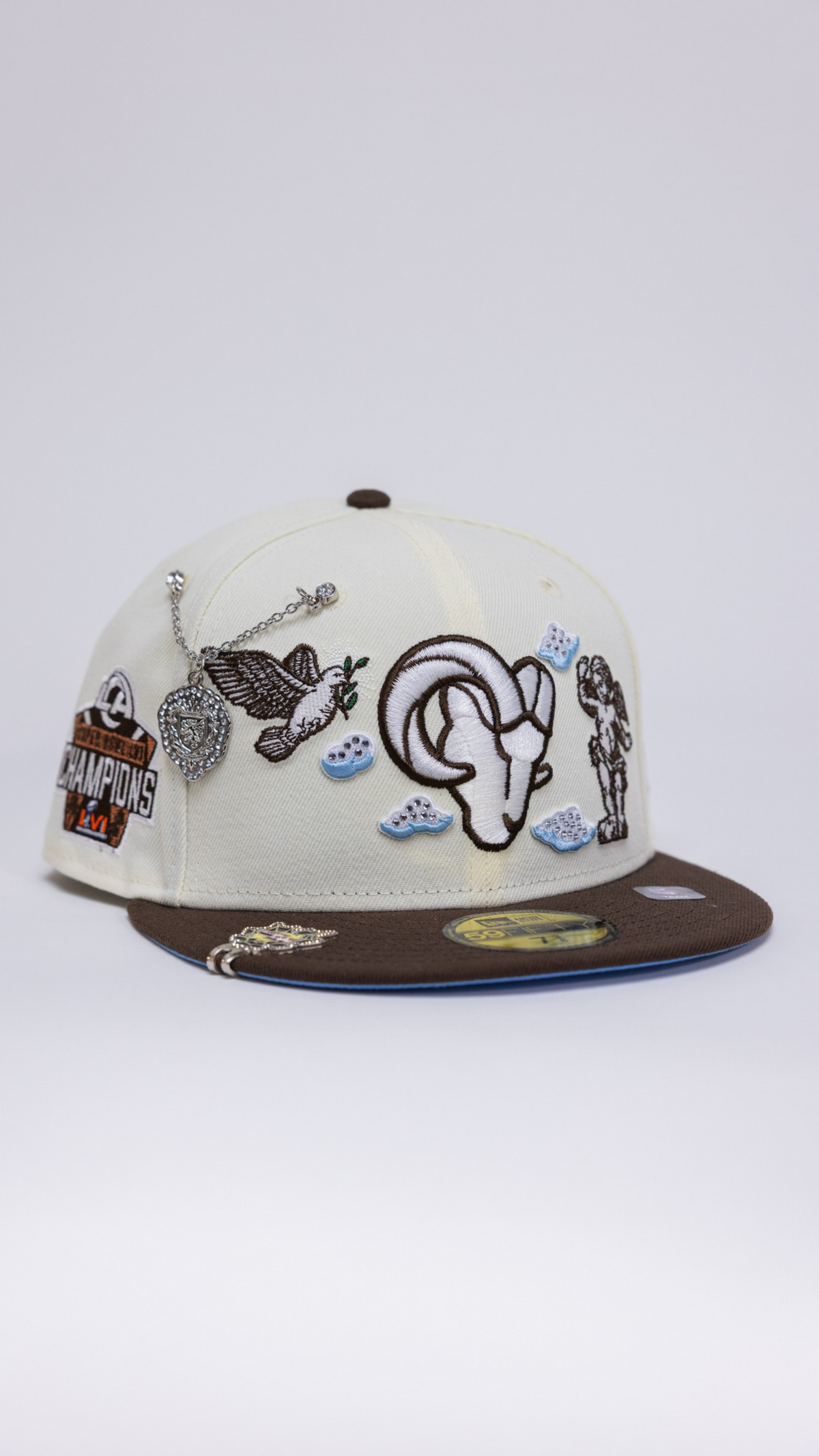 Los Angeles Rams Heavenly City 2.0 59Fifty Fitted – Chrome/Brown