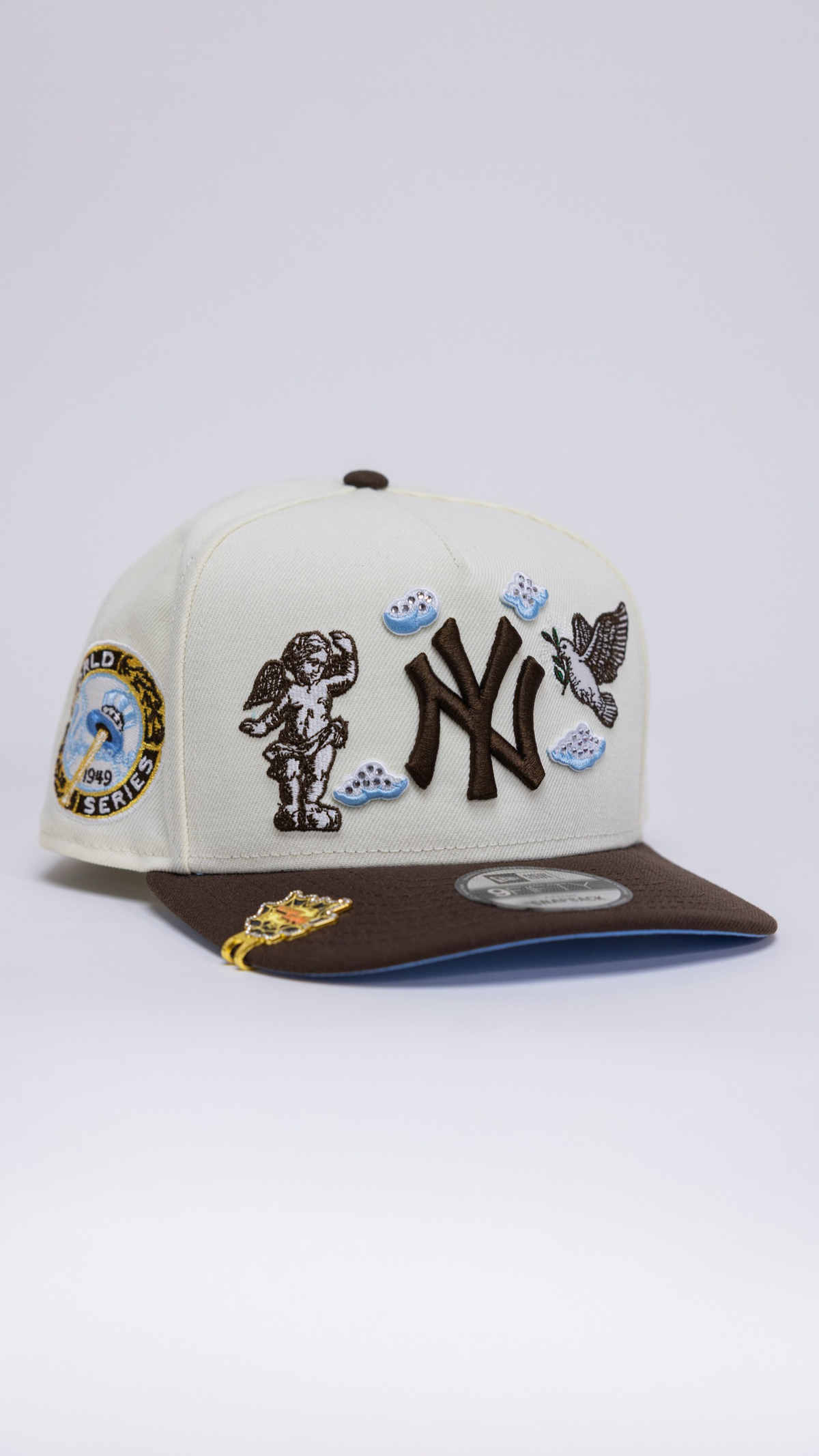 New York Yankees Heavenly City 2.0 9Fifty A-frame - Chrome/Brown