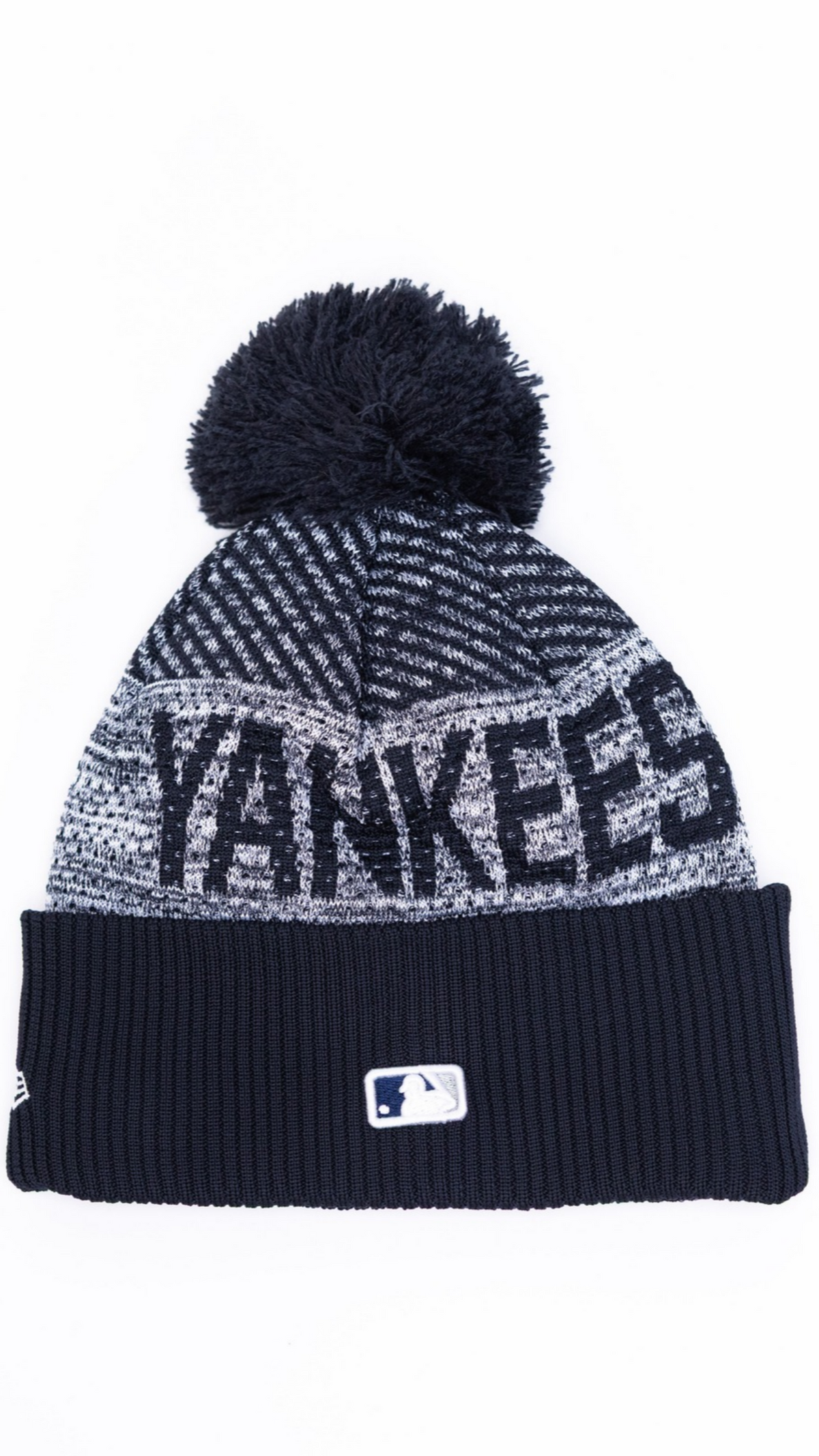 New York Yankees Pom Pom Knit Beanie - Navy