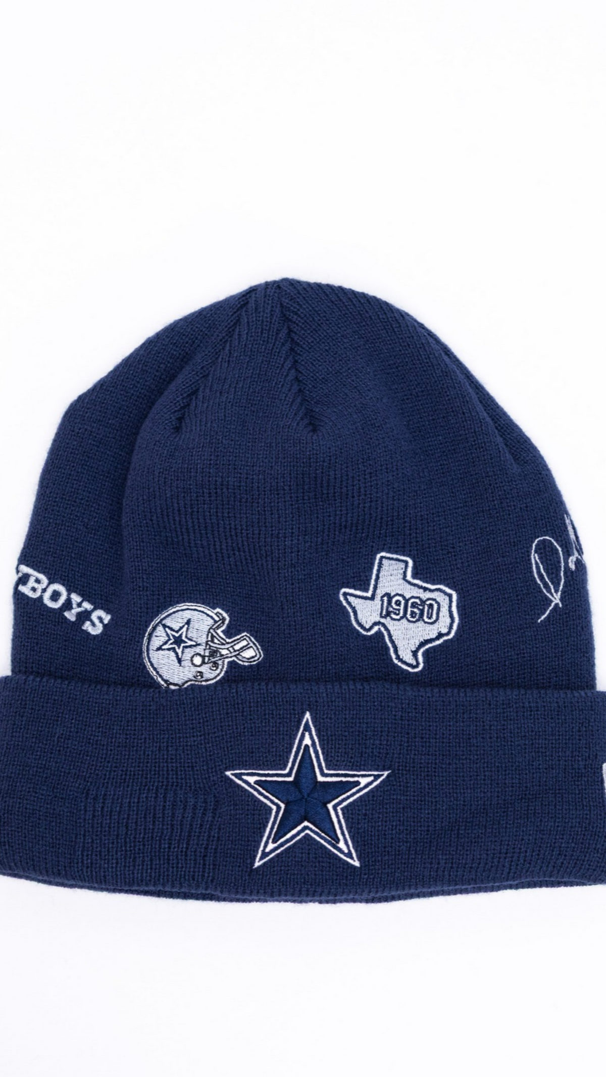 Dallas Cowboys Knit Beanie - Navy