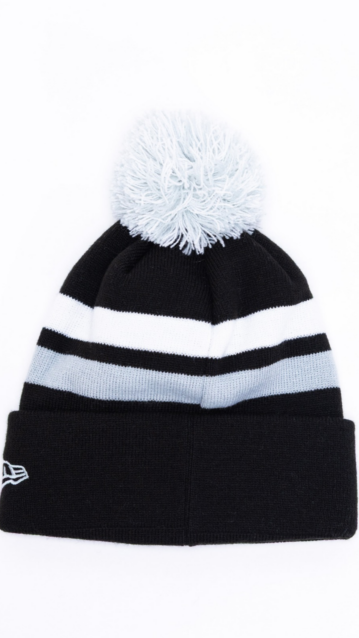 Las Vegas Raiders Pom Pom Knit Beanie - Black