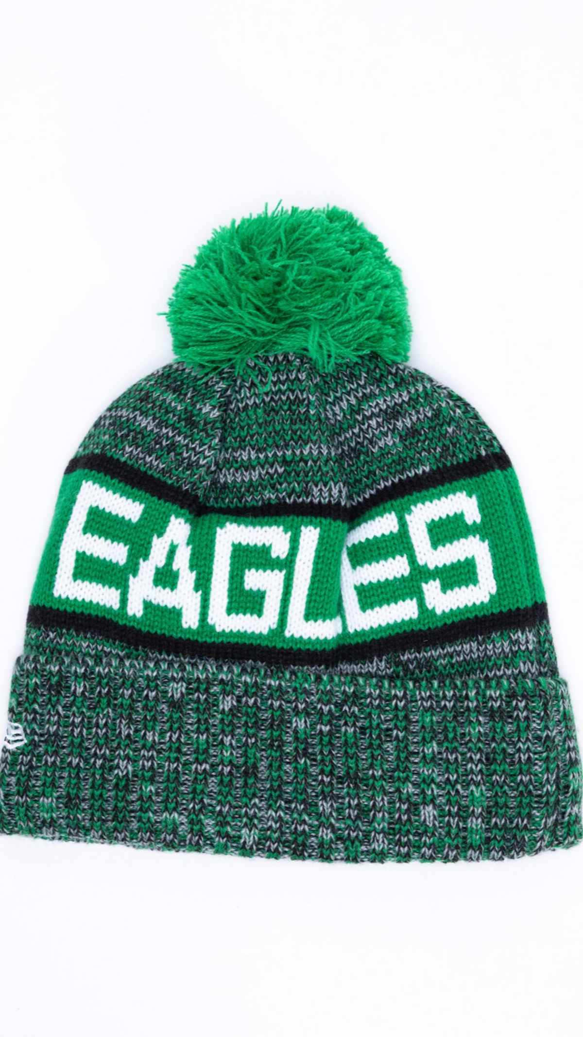 Philadelphia Eagles Pom Pom Knit Beanie - Green