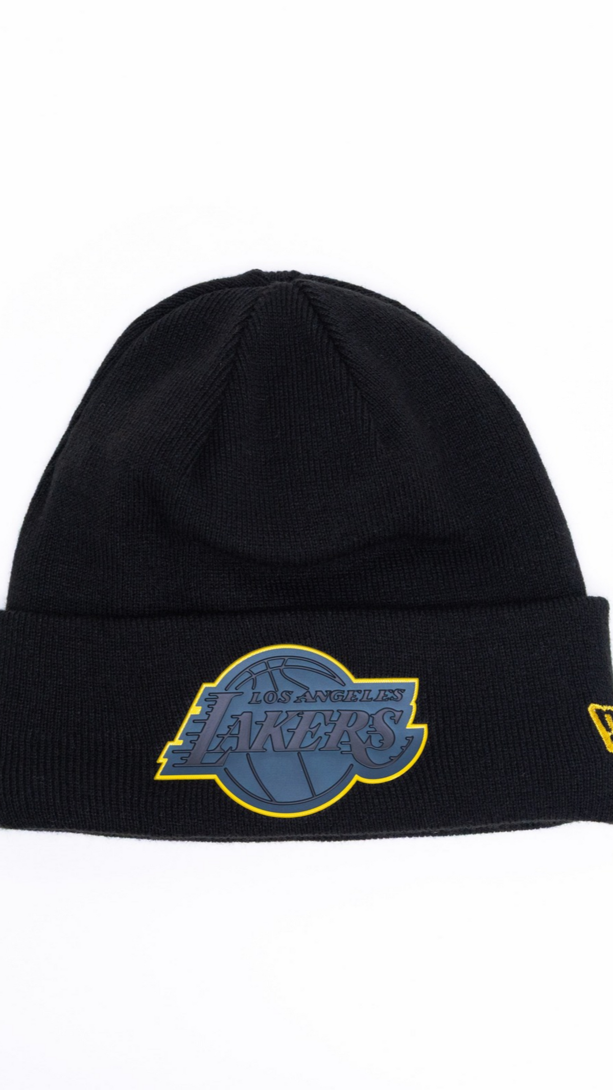 Los Angeles Lakers Blacked Out Knit Beanie - Black