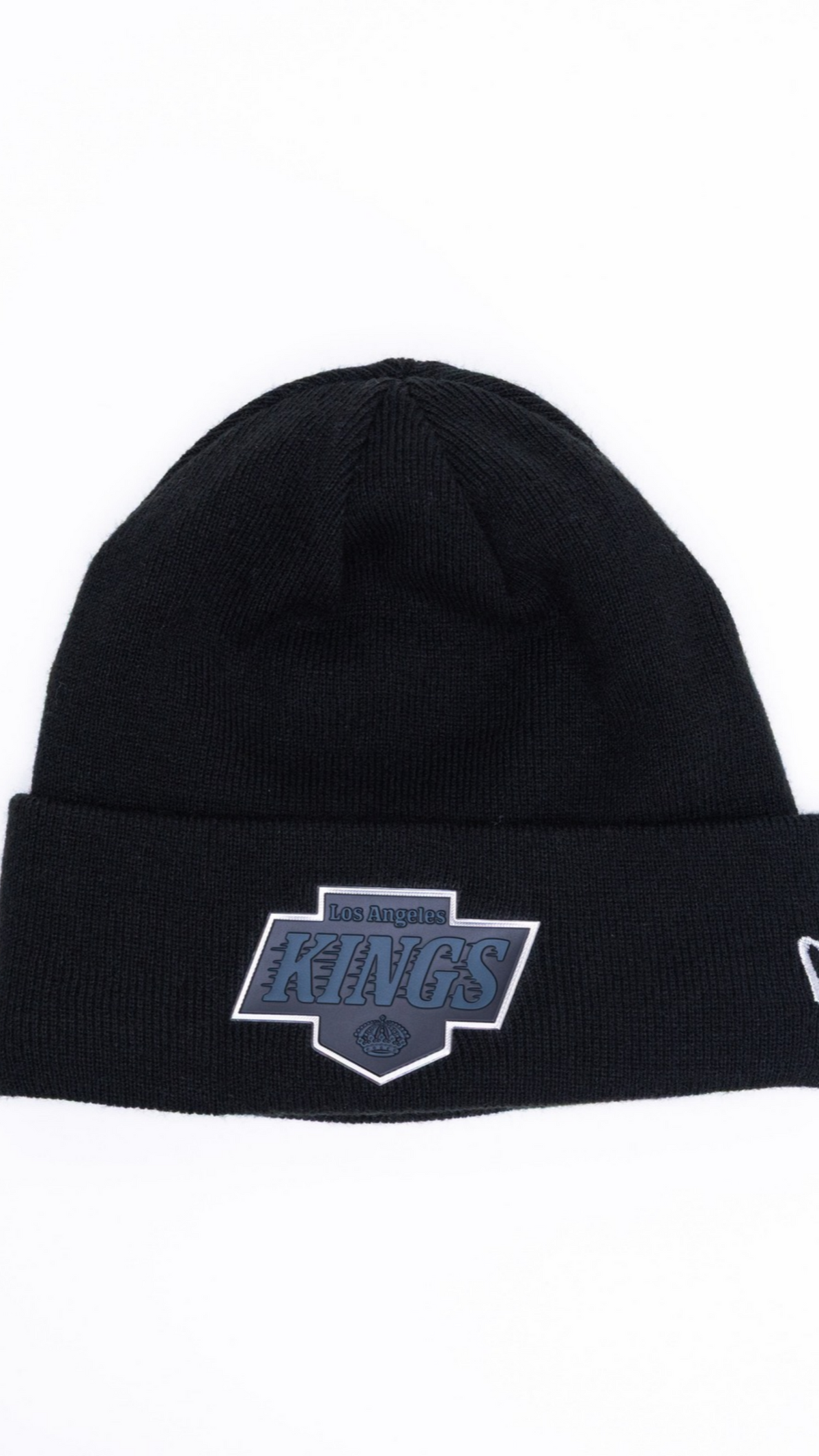 Los Angeles Kings Blacked Out Knit Beanie - Black