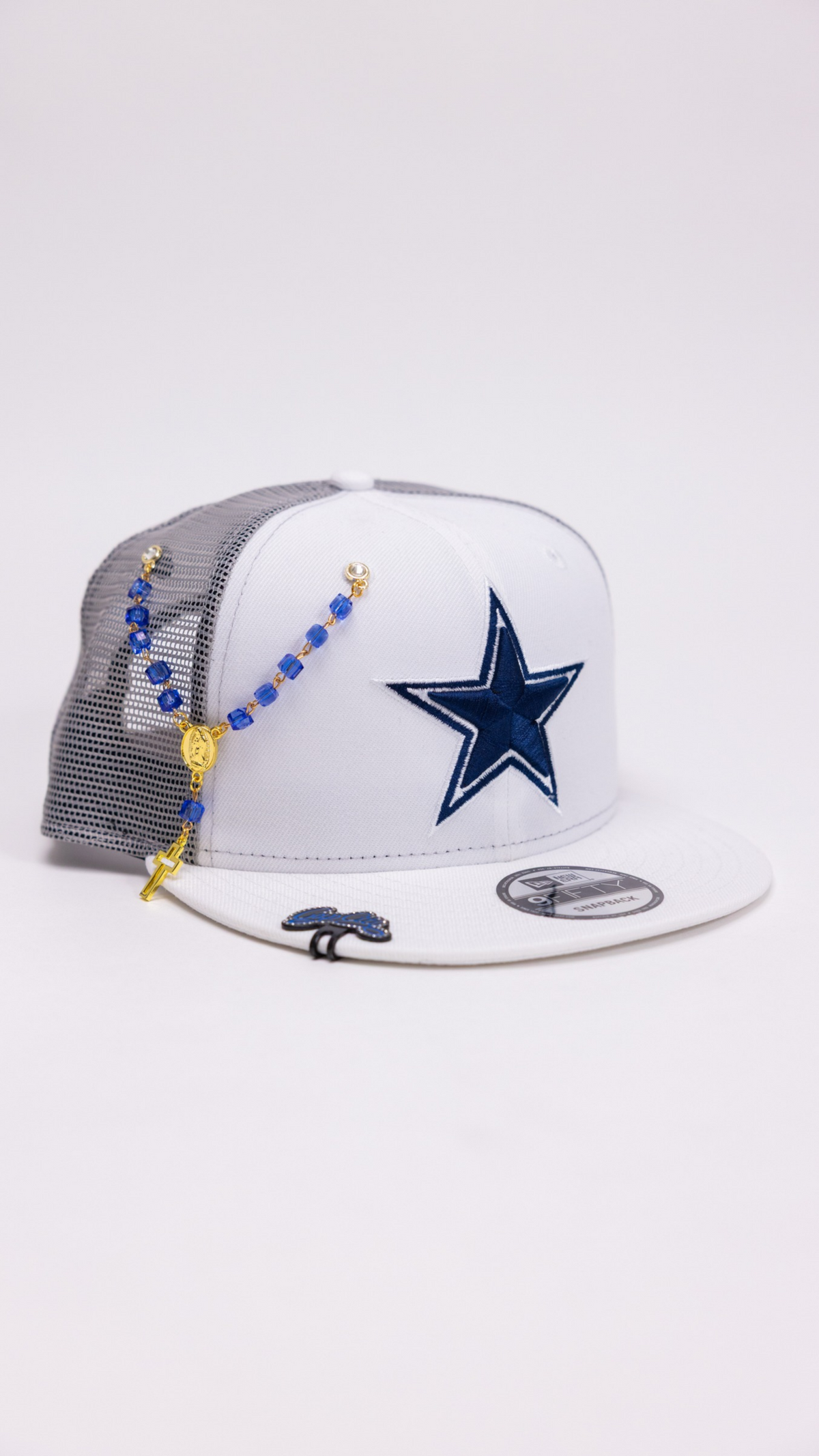 Dallas Cowboys Meshback 9Fifty Snapback – White