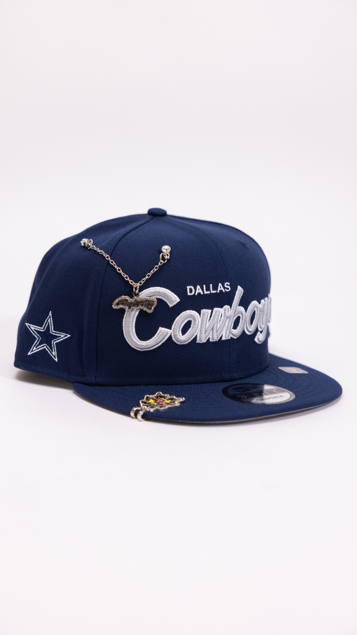 Dallas Cowboys Script 9Fifty Snapback – Navy