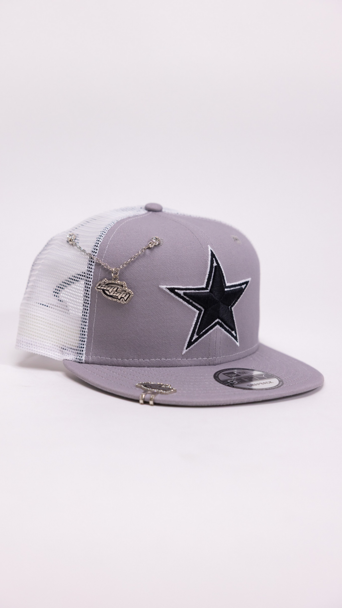 Dallas Cowboys Meshback 9Fifty Snapback – Grey