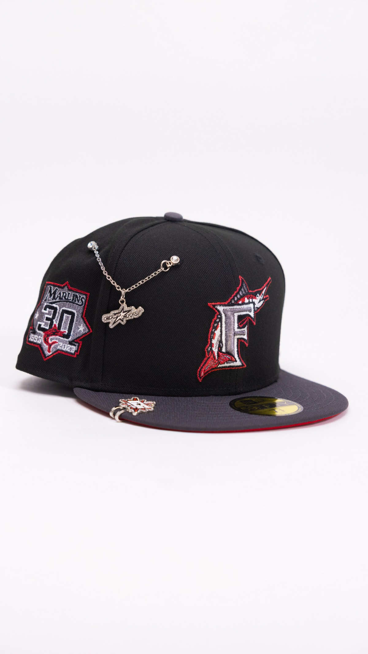 Miami Marlins 59Fifty Fitted – Black/Grey