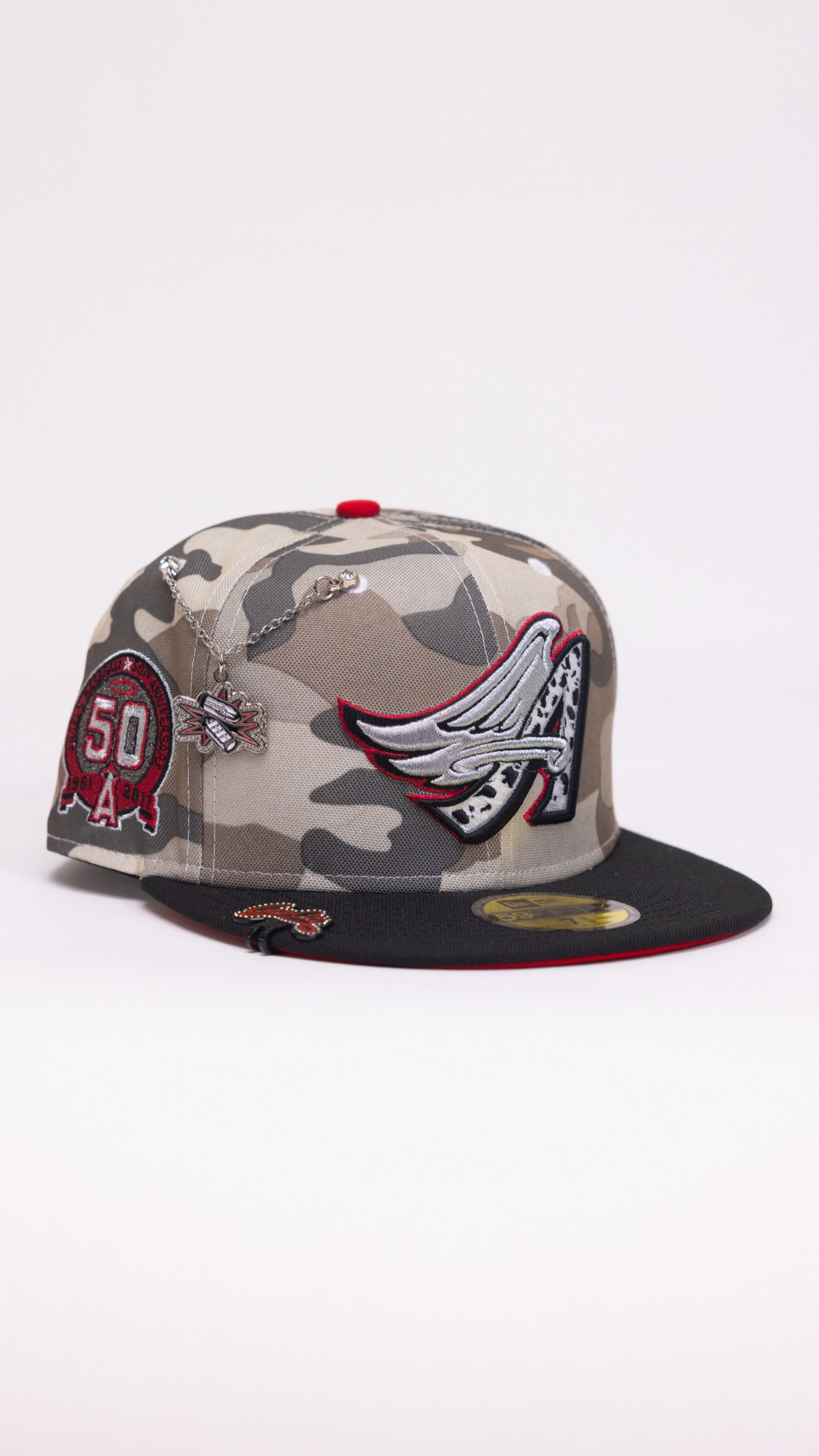 Anaheim Angels 59Fifty Fitted – Grey Camouflage
