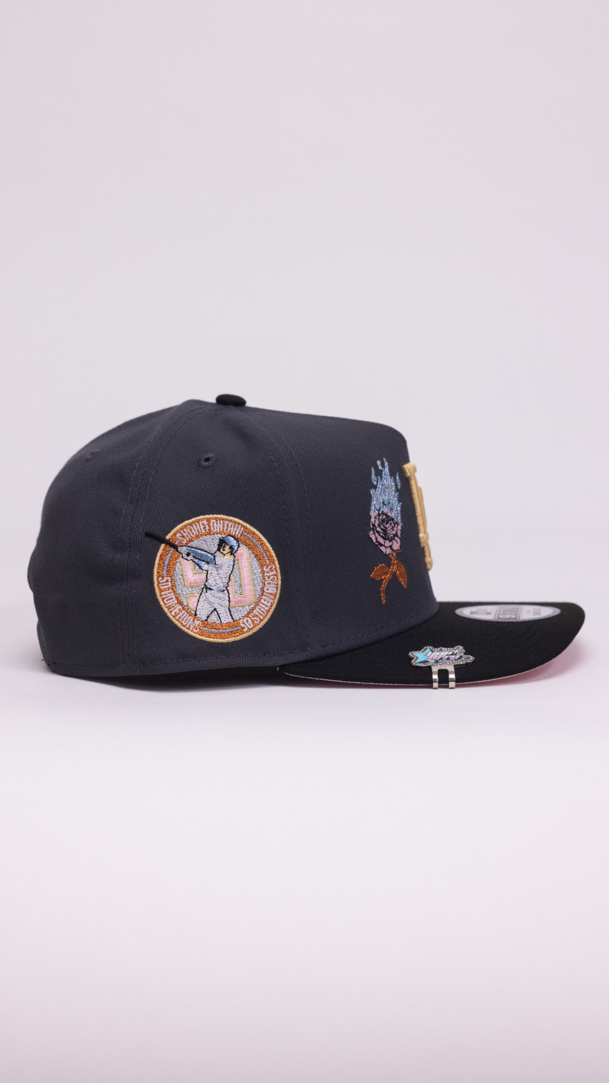 Dodgers Burnt Roses 9Fifty A-Frame Snapback – Grey/Black