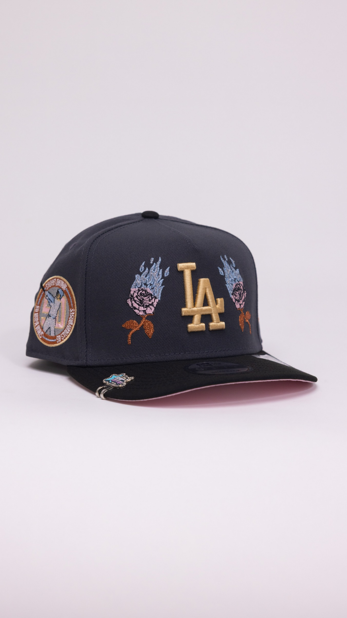 Dodgers Burnt Roses 9Fifty A-Frame Snapback – Grey/Black