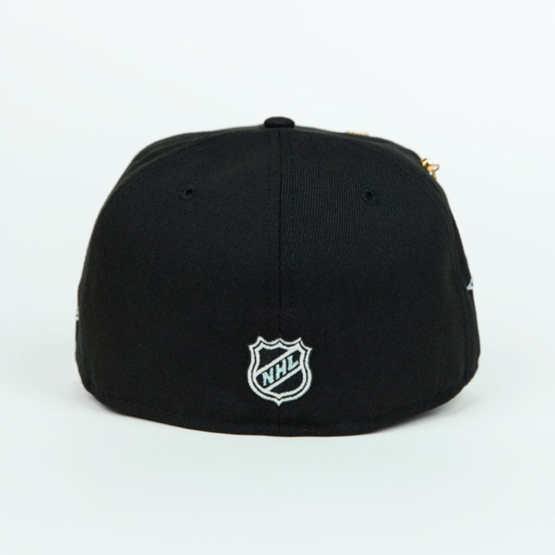 NEW ERA EXCLUSIVE 59FIFTY BLACK LOS ANGELES KINGS W/ ALL STAR GAME SIDE PATCH