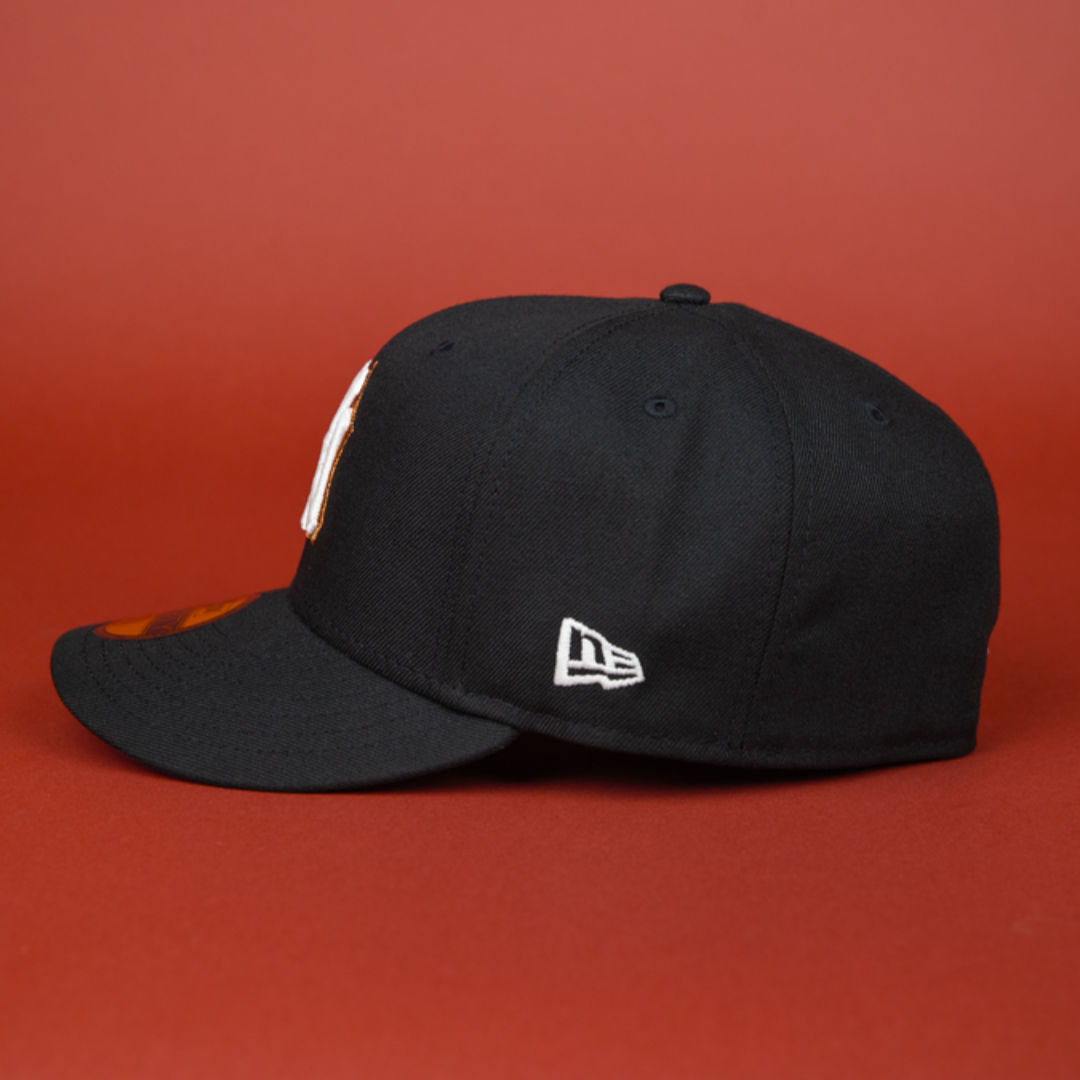 NEW ERA EXCLUSIVE 59FIFTY BLACK NEW YORK YANKEES W/ SUBWAY SERIES SIDE PATCH