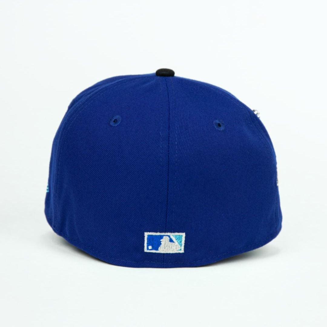 NEW ERA EXCLUSIVE 59FIFTY DARK BLUE/ BLACK HOUSTON ASTROS W/ WORLD SERIES CHAMPIONS SIDE PATCH