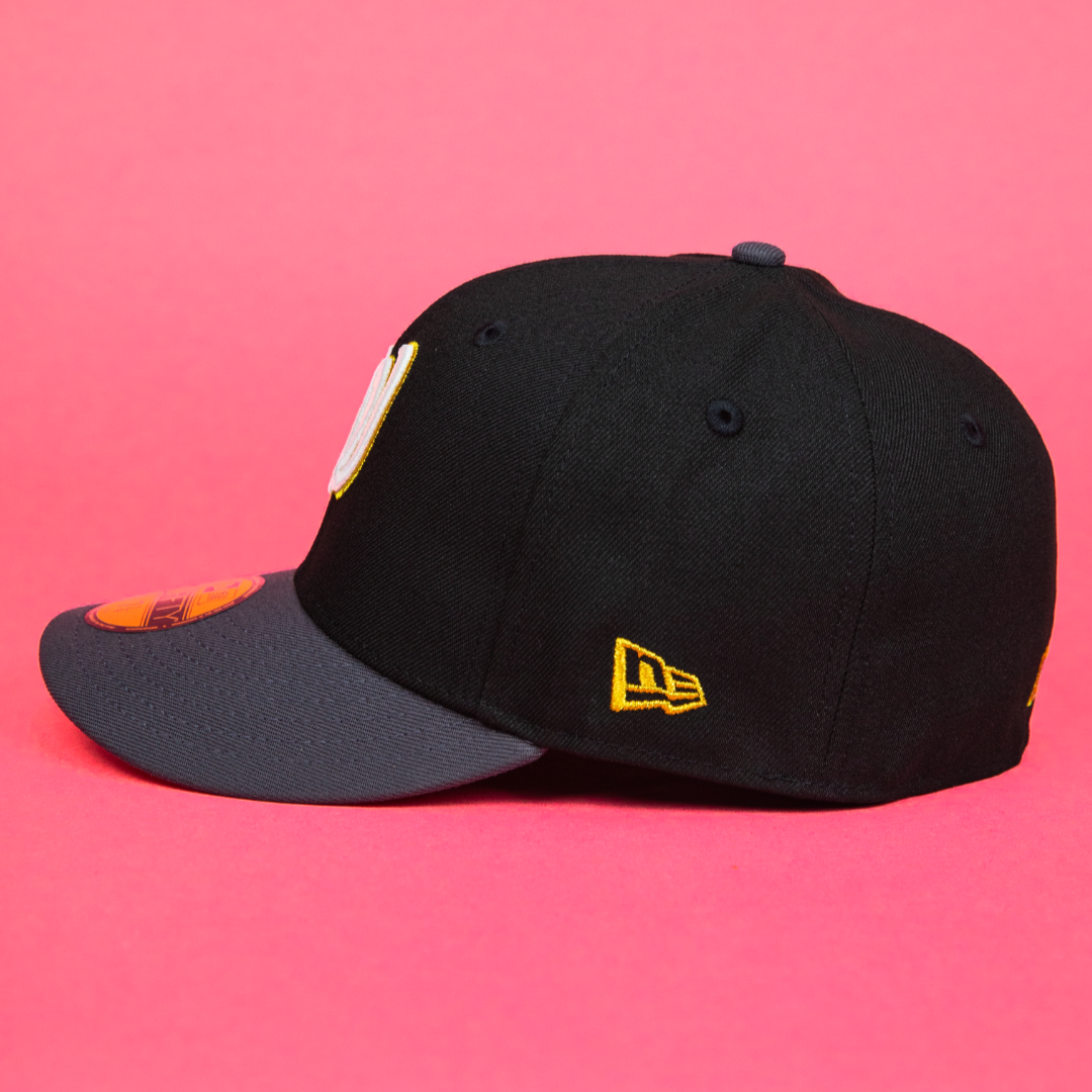 NEW ERA EXCLUSIVE 59FIFTY BLACK/ GREY WASHINGTON NATIONALS W/ ALL STAR GAME SIDE PATCH