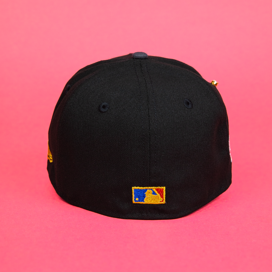 NEW ERA EXCLUSIVE 59FIFTY BLACK/ GREY WASHINGTON NATIONALS W/ ALL STAR GAME SIDE PATCH