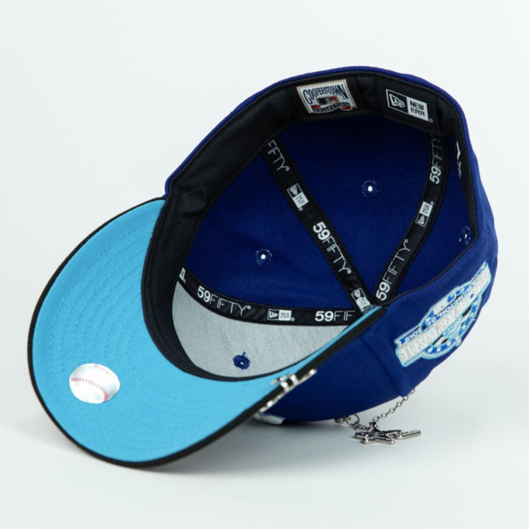 NEW ERA EXCLUSIVE 59FIFTY DARK BLUE/ BLACK WASHINGTON NATIONALS W/ ALL STAR GAME SIDE PATCH