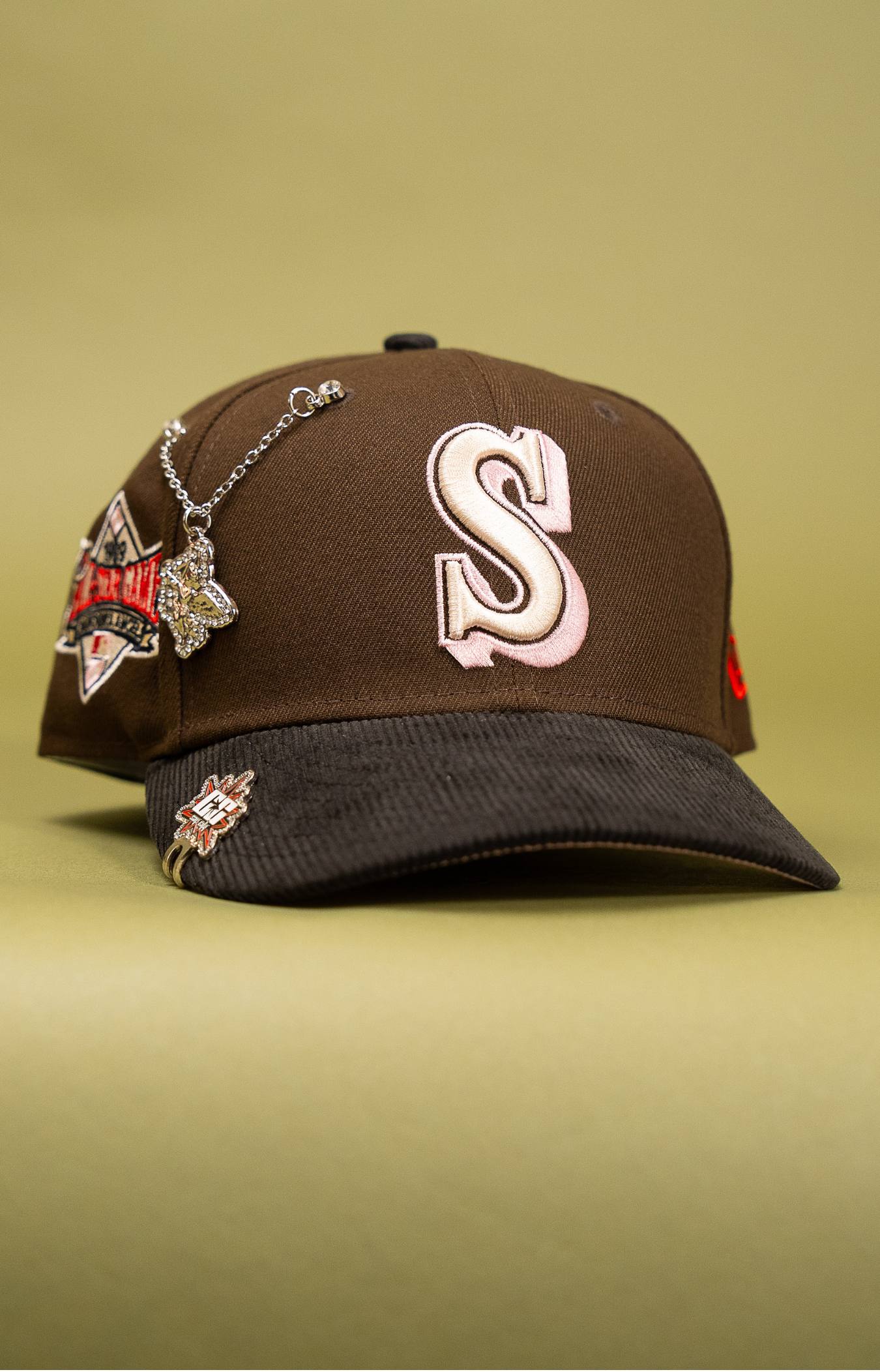 New Era Exclusive 59Fifty Brown/Corduroy Seattle Mariners W/ All Star Game Side Patch