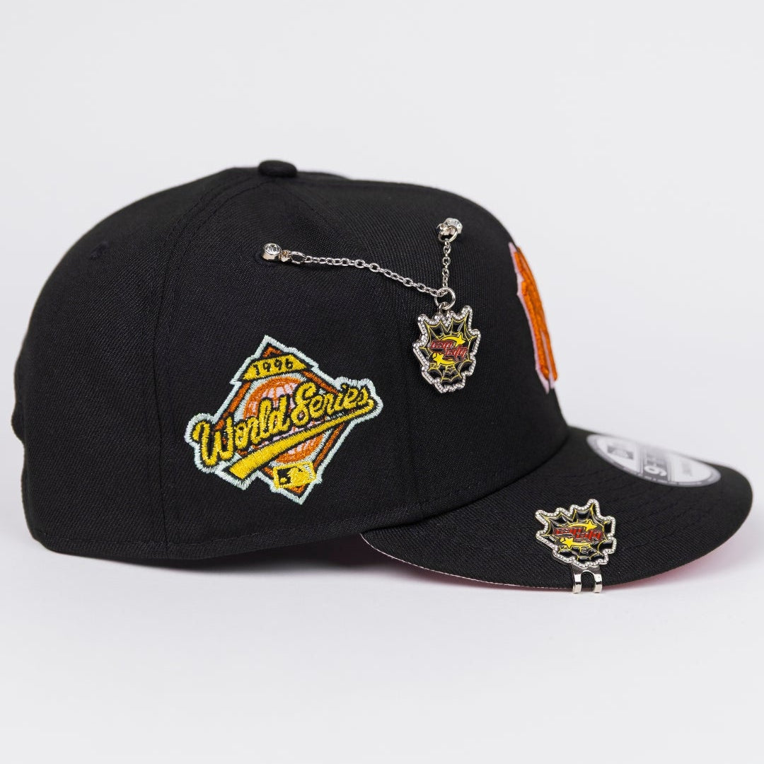 NEW ERA EXCLUSIVE 9FIFTY BLACK NEW YORK YANKEES SNAPBACK W/ 1996 WORLD SERIES SIDE PATCH