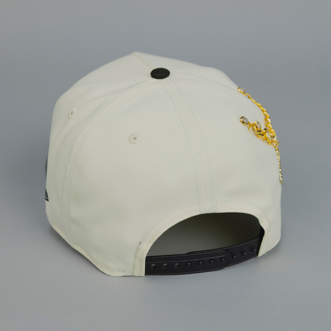 NEW ERA EXCLUSIVE 9FIFTY A-FRAME CHROME/ BLACK LOS ANGELES DODGERS "HEAVENLY CITY" W/ WORLD SERIES CHAMPIONS SIDE PATCH *FREE BLIP INCLUDED