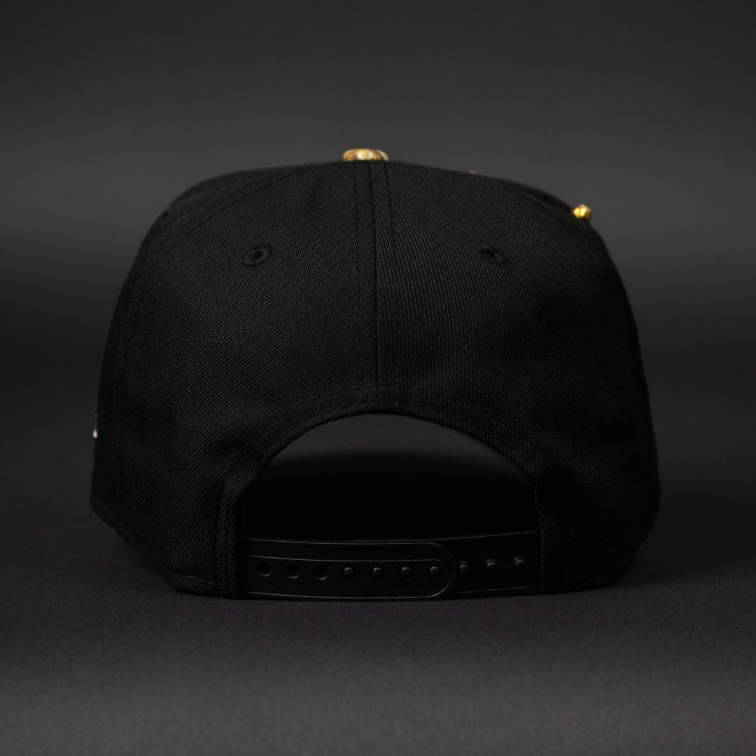 NEW ERA EXCLUSIVE 9FIFTY BLACK LOS ANGELES DODGERS SNAPBACK W/ JAPANESE PINK BLOSSOM + 'SHOHEI OHTANI" SIDE PATCH