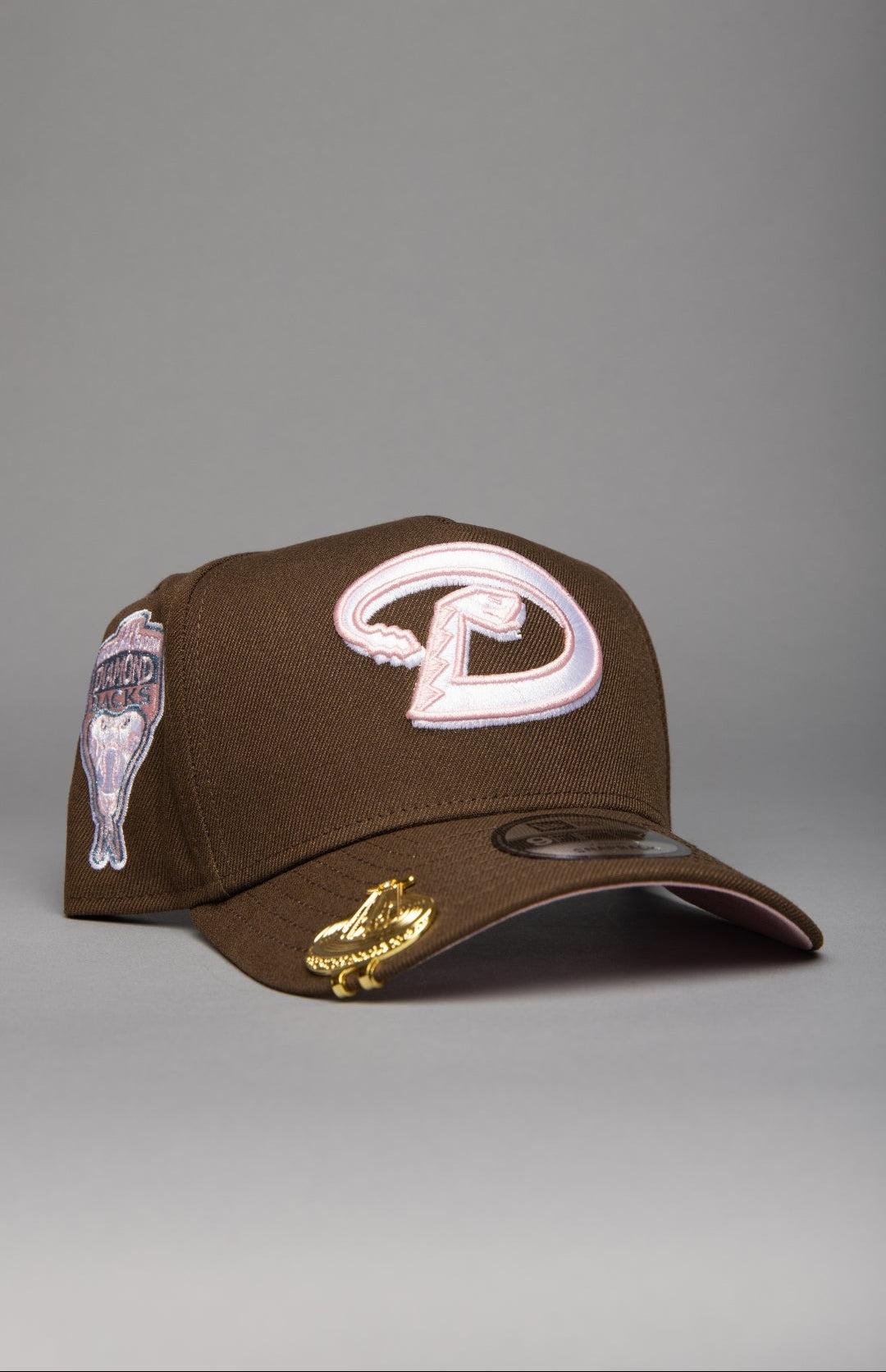 NEW ERA 9FIFTY A-FRAME BROWN ARIZONA DIAMONDBACKS SNAPBACK W/ 1998 INAUGURAL SEASON SIDE PATCH