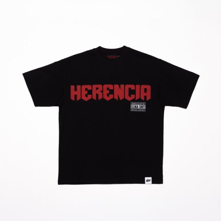 NEW* HERENCIA DE PATRONES x CAP CITY BLACK/RED HERENICA TEE