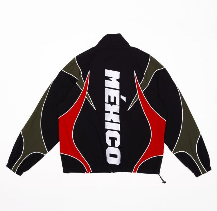 NEW* HERENCIA DE PATRONES x CAP CITY BLACK MEXICO TRACKSUIT