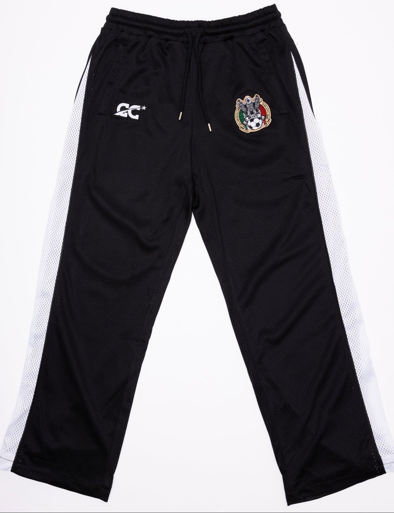 CAP CITY BLACK/WHITE MEXICO TRACK PANTS
