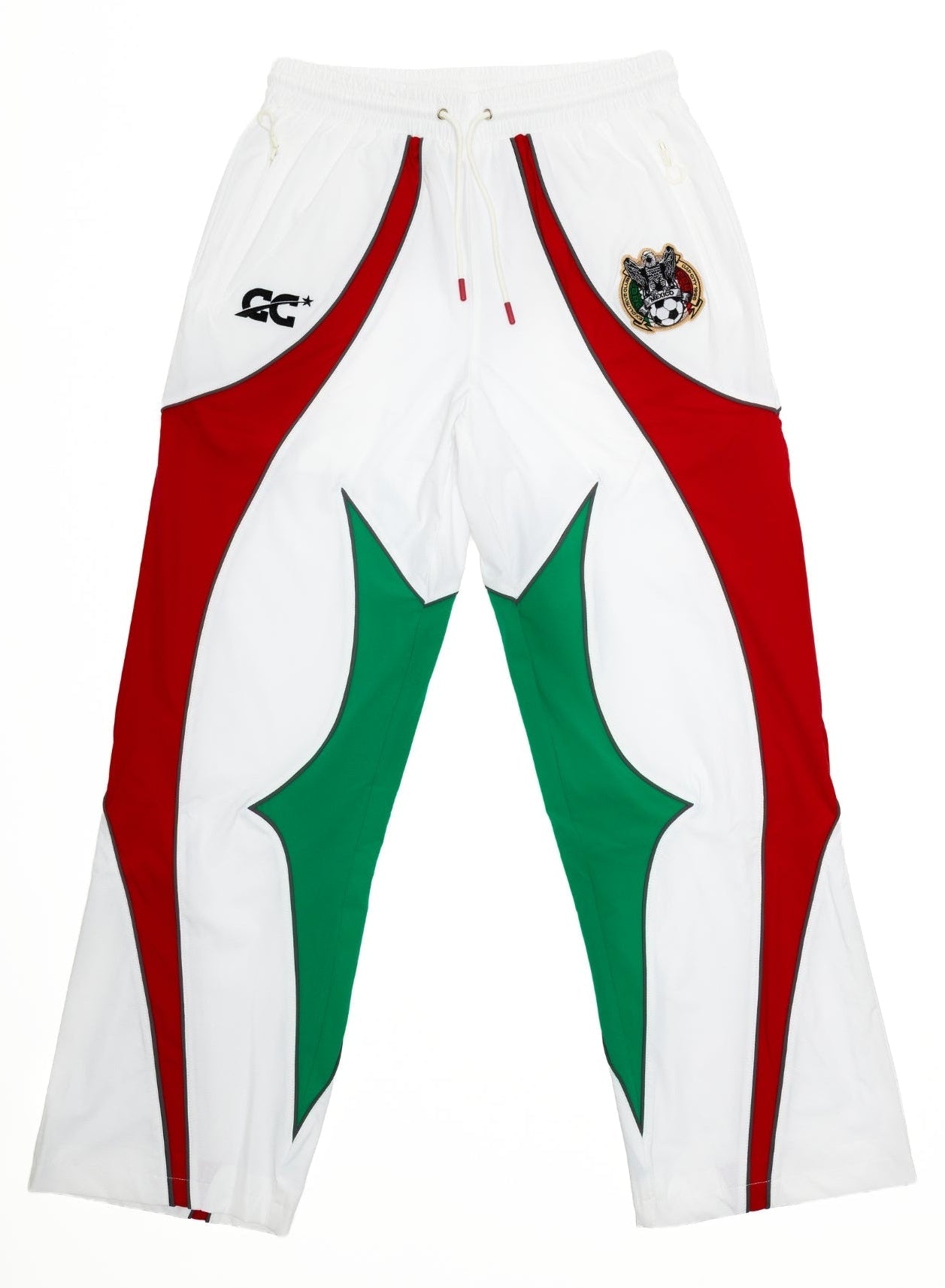 CAP CITY WHITE MEXICO TRACK PANTS