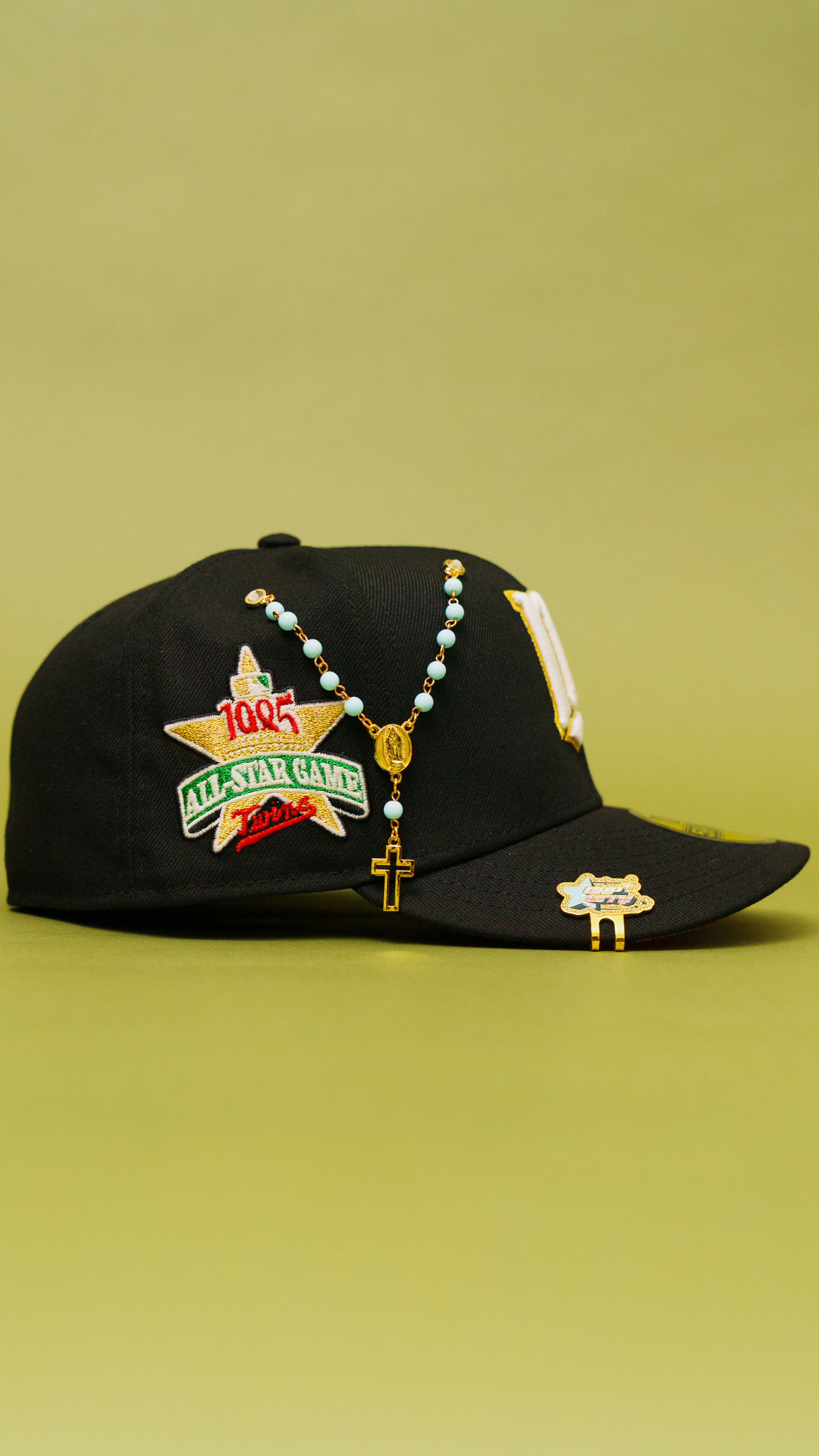 New Era Exclusive 59Fifty Black Minnesota Twins W/ 1985 All Star Game Side Patch