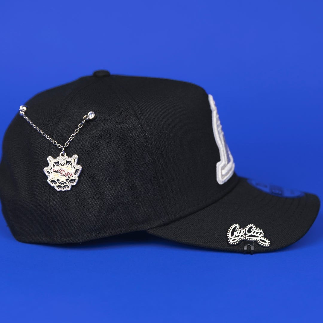 NEW ERA 9FIFTY A-FRAME BLACK LOS ANGELES LAKERS SNAPBACK