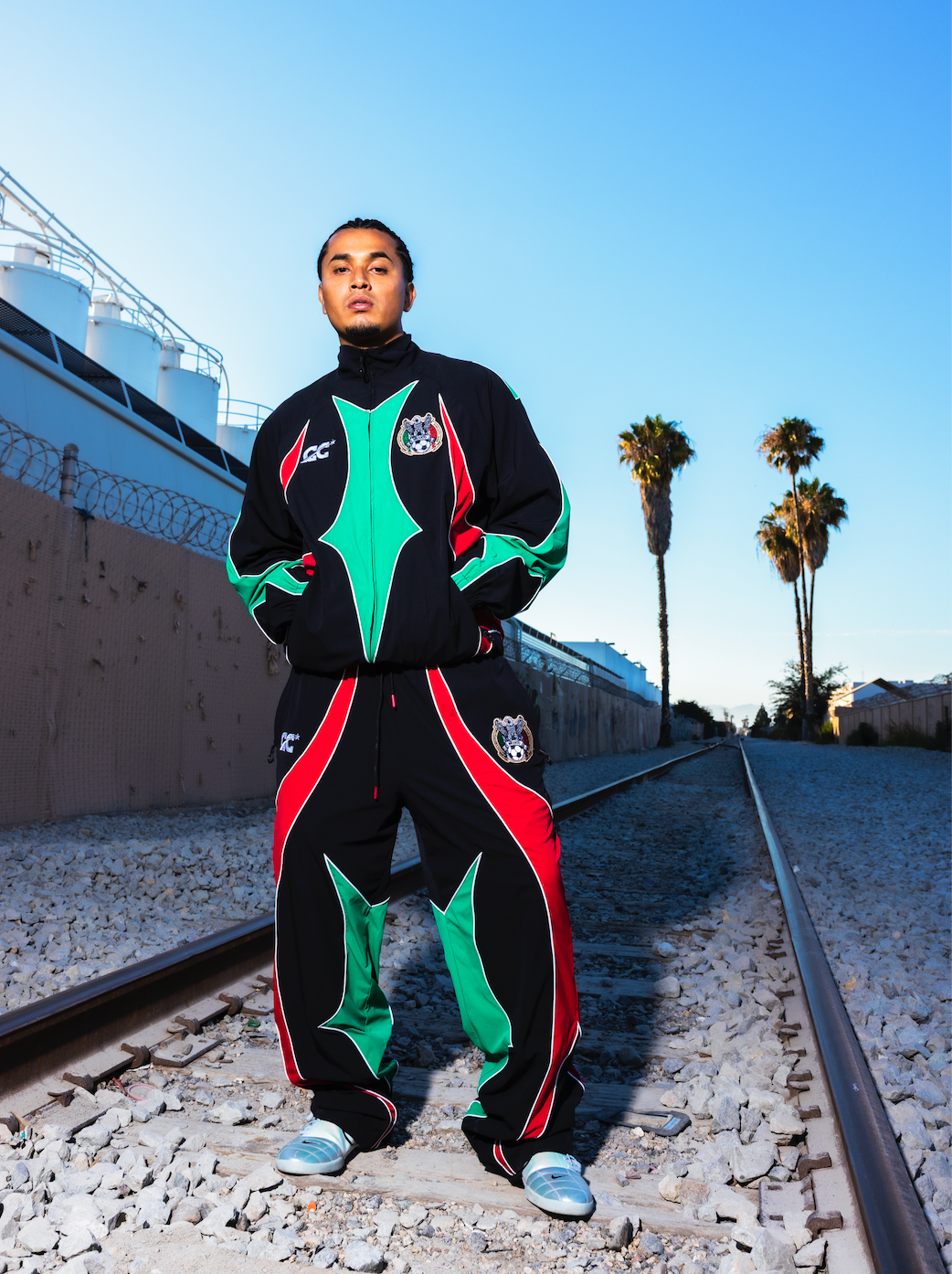 CAP CITY BLACK/GREEN MEXICO TRACKSUIT