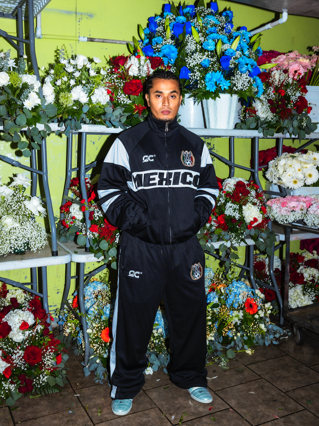 CAP CITY BLACK/WHITE MEXICO TRACKSUIT