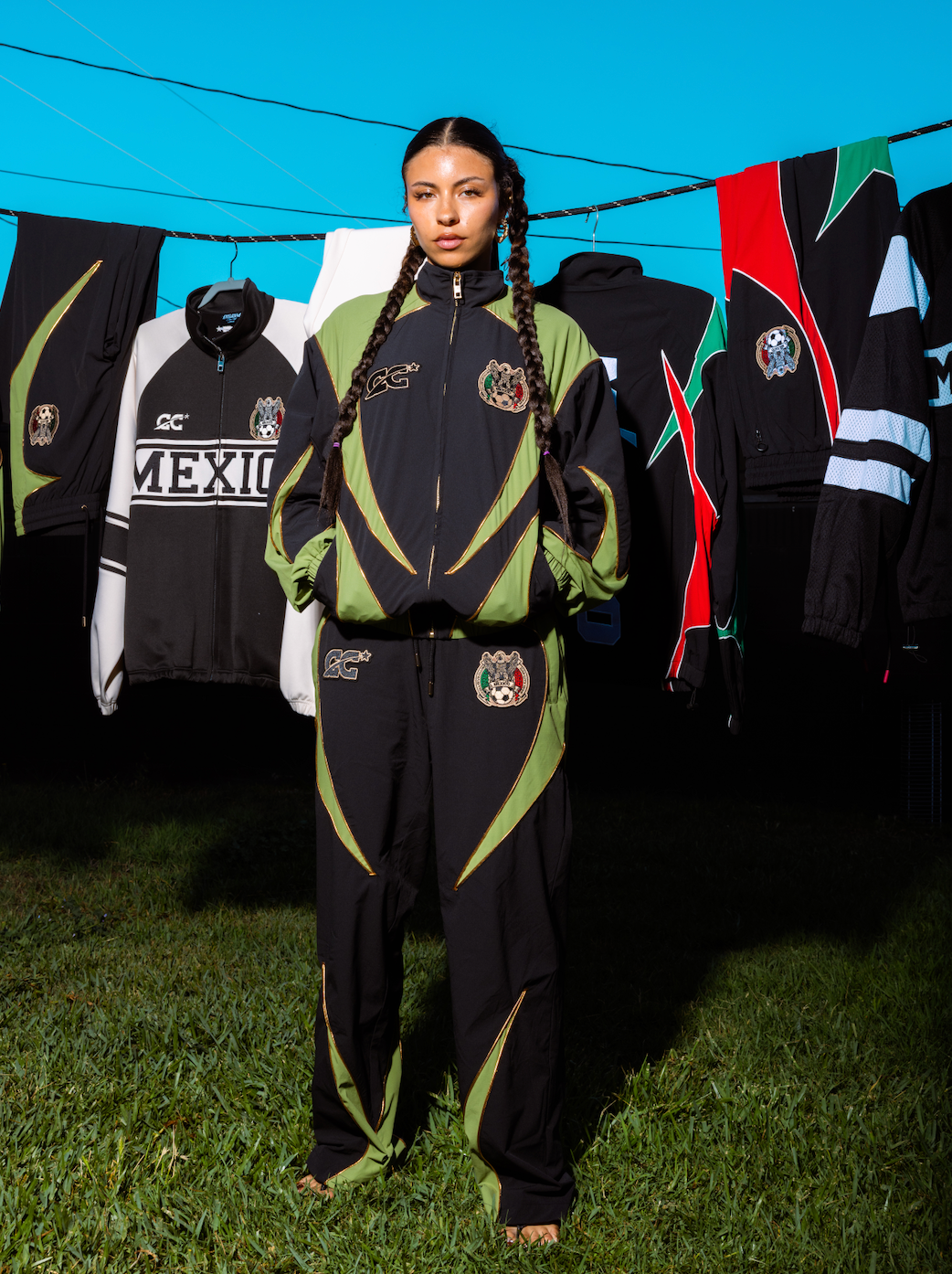 CAP CITY GREEN/BLACK MEXICO TRACKSUIT