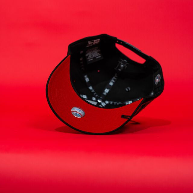NEW ERA EXCLUSIVE 9FIFTY A-FRAME BLACKED OUT LOS ANGELES DODGERS JAPANESE SCRIPT W/ SHOHEI OHTANI 50-50 CLUB SIDE PATCH