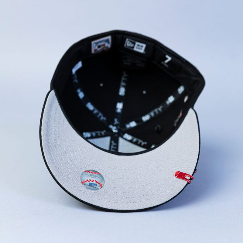 NEW ERA EXCLUSIVE 59FIFTY BLACK CHICAGO CUBS W/ 1990 ALL STAR GAME PATCH