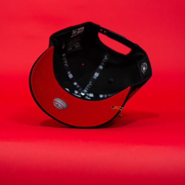 NEW ERA EXCLUSIVE 9FIFTY A-FRAME BLACK LOS ANGELES DODGERS W/ SPIDER WEB LOGO + 2024 MVP "SHOHEI OHTANI" SIDE PATCH