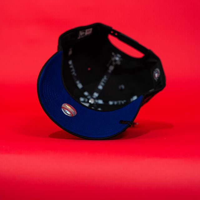 NEW ERA EXCLUSIVE 9FIFTY A-FRAME BLACKED OUT LOS ANGELES DODGERS JAPANESE SCRIPT W/ SHOHEI OHTANI 50-50 CLUB SIDE PATCH